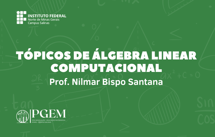 Tópicos de Álgebra Linear Computacional